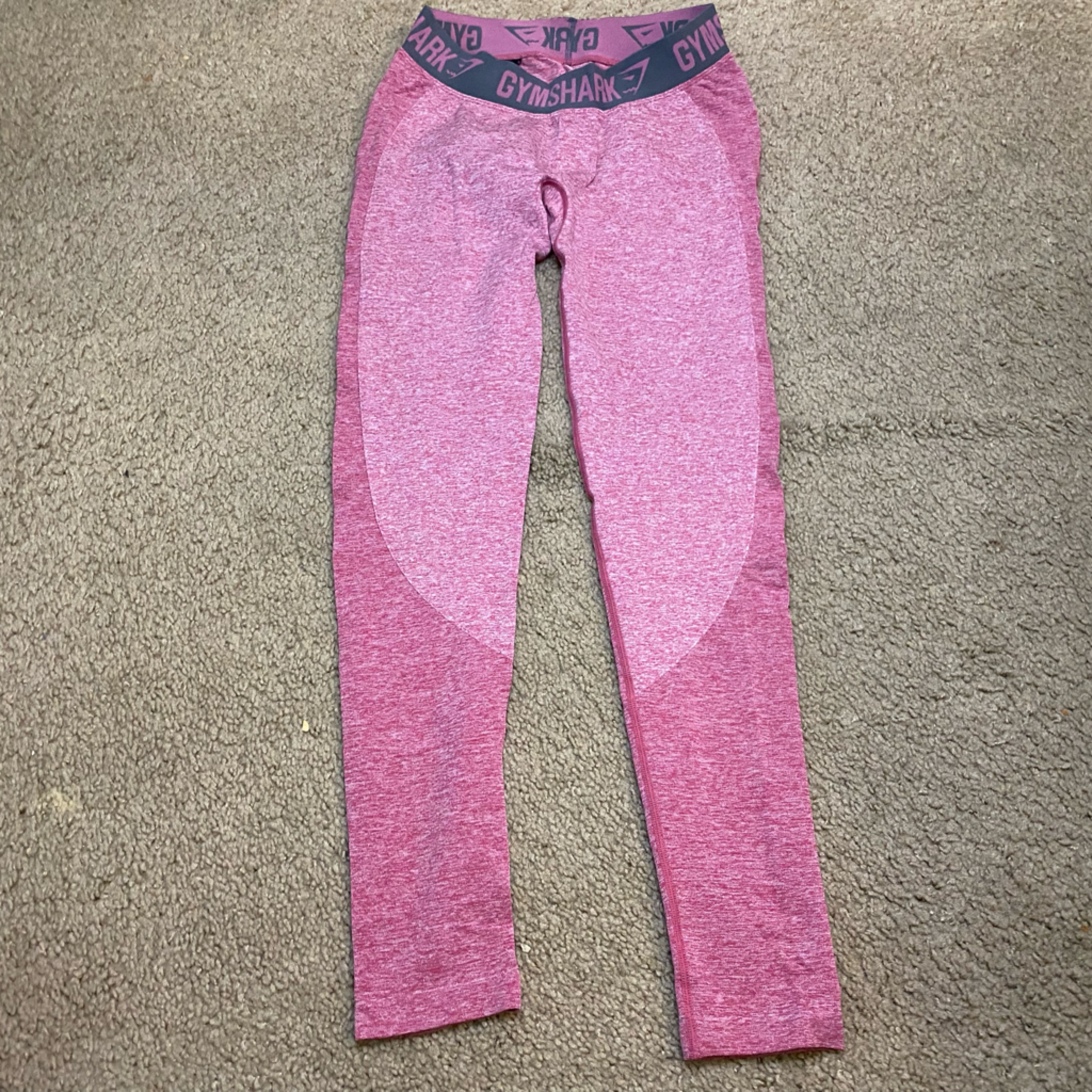 Gym Shark Purple Heathered Flex Leggings Size S